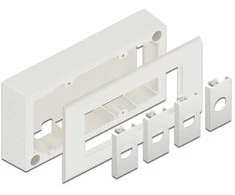 Delock Easy 45 Aufputzgehäuse 152 x 82 mm, baltas