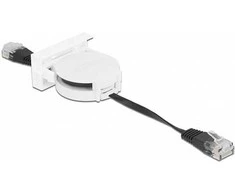 Delock Easy 45 Modul Netzwerk Aufrollkabel RJ45 Cat.5e juodas