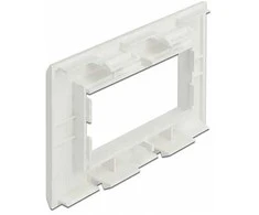 Delock Easy 45 - Baltas - Acrylonitrile butadiene styrene (ABS) - Matte - Screwless - 130 mm - 20 mm