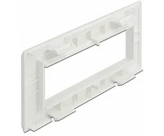 Delock Easy 45 - Baltas - Acrylonitrile butadiene styrene (ABS) - Matte - Screwless - 175 mm - 20 mm