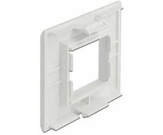 Delock Easy 45 - Baltas - Acrylonitrile butadiene styrene (ABS) - Matte - Screwless - 80 mm - 20 mm