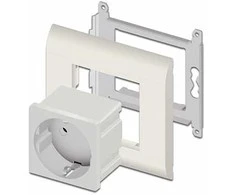Delock Easy 45 Schutzkontakt-Steckdose 45 x 45 mm