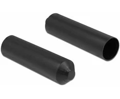 Delock Endkappen mit Innenkleber 70 x 20 mm 2 vnt. juodas