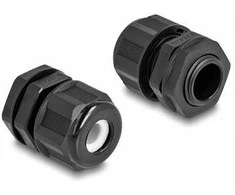 Delock EX-Kabelverschraubung M16 juodas 2 vnt.