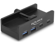 HUB USB Delock Externer USB 5 Gbps 4 Port Hub 2 x USB Typ-A i 2 x USB Type-C™ su śrubą blokującą