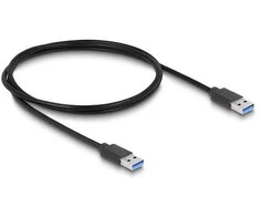 Delock Externer USB 5 Gbps Hub mit 2 x USB Typ-A, 1 x USB Type-C™ und SD + Micro SD Slot mit Feststellschraube
