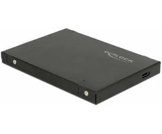Delock 42609 - SSD enclosure - M.2 - PCI Express - 10 Gbit/s - USB connectivity - Juodas