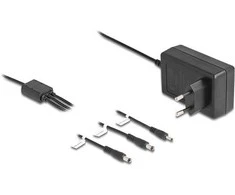 DeLock Externes įkroviklis 12,0 V / 3,0 A / 36,0 W DC 3,5 x 1,35 mm, DC 5,5 x 2,1 mm, DC 5,5 x 2,5 mm