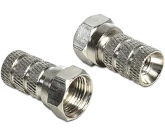 Delock F Stecker für Kabelis mit 5,0 - 5,2 mm Skersmuo