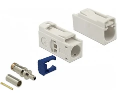 Delock FAKRA B Buchse 25 mm (lang) zum Crimpen