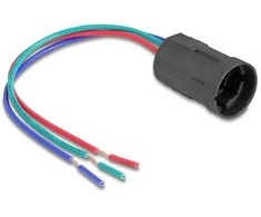 Delock Fassung für 19 mm 3 Pin Taster oder Schalter