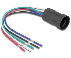 Delock Fassung für 19 mm 5 Pin Taster oder Schalter