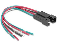 Delock Fassung für 22 mm 6 Pin Taster oder Schalter