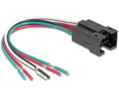 Delock Fassung für 25 mm 6 Pin Taster oder Schalter