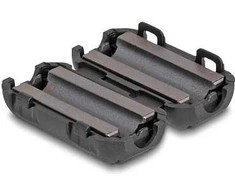 Delock Ferritkern / Ferritring für Rundkabel 5 mm 2 vnt. juodas