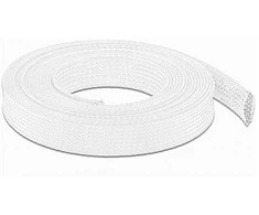 Delock Geflechtschlauch dehnbar 10 m x 19 mm baltas