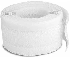 Delock Geflechtschlauch mit Klettverschluss 5 m x 32 mm baltas