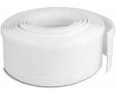 Delock Geflechtschlauch mit Klettverschluss 10 m x 32 mm baltas