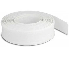 Delock Geflechtschlauch mit Klettverschluss 10 m x 19 mm baltas