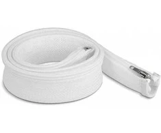 Delock Geflechtschlauch mit Reißverschluss hitzebeständig 1 m x 30 mm baltas