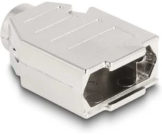 Delock Gehäuse für D-Sub 9 Pin Stecker / Buchse Zinklegierung