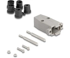 Delock Gehäuse für D-Sub 9 Pin Stecker / Buchse mit Gummidichtungen