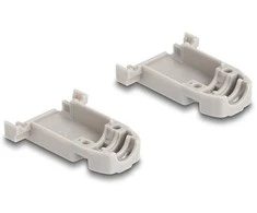 Delock Gehäuse für D-Sub 9 Pin Stecker / Buchse mit Gummidichtungen