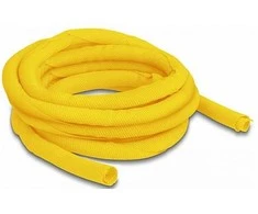 Delock Gewebeschlauch selbstschließend hitzebeständig 5 m x 10 mm gelb