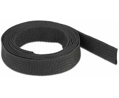 Delock Fabric heat shrink tube 2 m x 10 mm shrinkage ratio 2:1 juodas - Heat shrink tube - Juodas - Polyolefin - 2 m - 1 pc(s) - 2:1