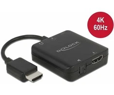 Kompaktiškas „Delock HDMI Audio Extractor“ 4K 60 Hz