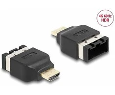 DELOCK HDMI Automotive Adapteris HDMI-E Buchse zu HDMI-A Stecker 4K 60 Hz