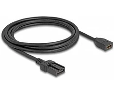 DELOCK HDMI Automotive Kabelis HDMI-A Buchse auf HDMI-E Stecker 3m 4K 60 Hz