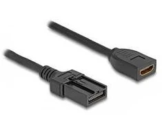 DELOCK HDMI Automotive Kabelis HDMI-A Buchse auf HDMI-E Stecker 3m 4K 60 Hz