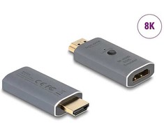 DeLOCK 64324, HDMI, HDMI, Antracito spalvos