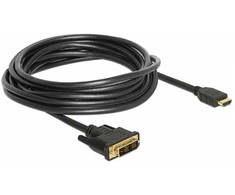 Delock HDMI laidas – DVI-D 5m juodas (85586)