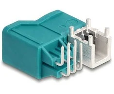 DELOCK HDMTD single + Powerpin Stecker gewinkelt fur PCB