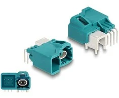 DELOCK HDMTD single + Powerpin Stecker gewinkelt fur PCB