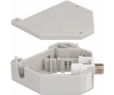 Delock Hutschienenadapter mit Keystone F Buchse zu F Buchse