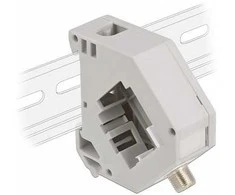 Delock Hutschienenadapter mit Keystone F Buchse zu F Buchse