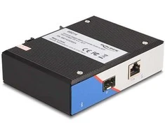 Delock Industrie Gigabit Medienkonverter RJ45 zu SFP für Hutschiene