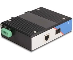 Delock Industrie Gigabit Medienkonverter RJ45 zu SFP für Hutschiene