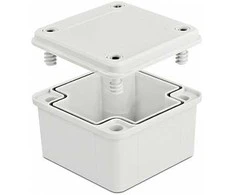 Delock Installationsgehäuse IP65 wasserdicht 96 x 96 x 60 mm grau