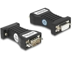 Delock Isolator RS-232 D-Sub 9 Buchse zu RS-232 D-Sub 9 Stecker TXD, RXD, DTR, DSR, GND galvanische Trennung 2,5 kV