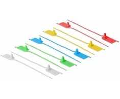 Delock 18826 - Releasable cable tie - Plastic - Assorted colors - 20.5 cm - 2.8 mm - 10 pc(s)