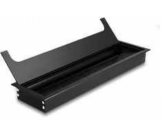 Delock Kabeldurchführung für Tischeinbau mit Bürste 280 x 80 x 28 mm juodas