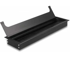 Delock Kabeldurchführung für Tischeinbau mit Bürste 300 x 80 x 28 mm juodas