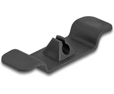 Delock Kabelhalter Clip selbstklebend Set 3 Stück juodas