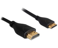 Kabelis Delock HDMI Mini - HDMI 1m juoda (83132)