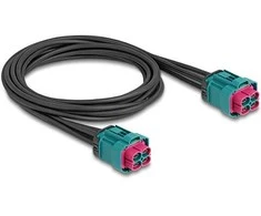 DELOCK Kabelis HDMTD Z quad Buchse zu HDMTD Z quad Buchse 1m IP67 Schutzart