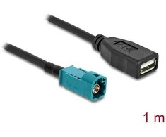 Delock Kabelis HSD Z Stecker zu USB 2.0 Typ-A Buchse 1 m